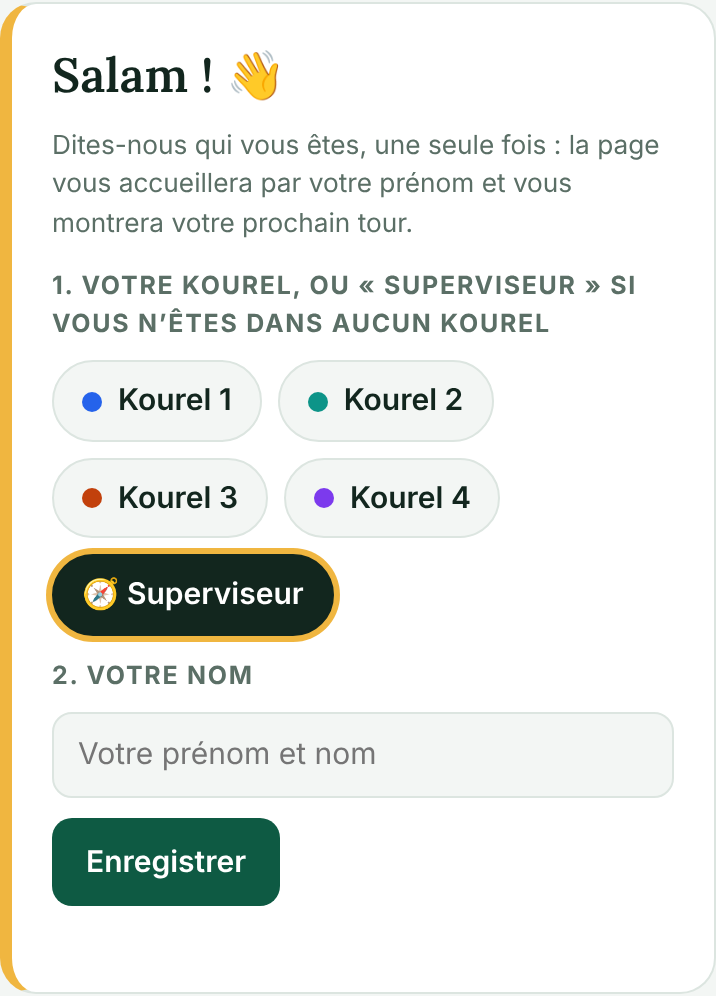 Choix Superviseur